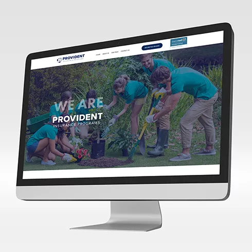 Expertly designed website for a insurance firm, part of a digital marketing agency's portfolio.